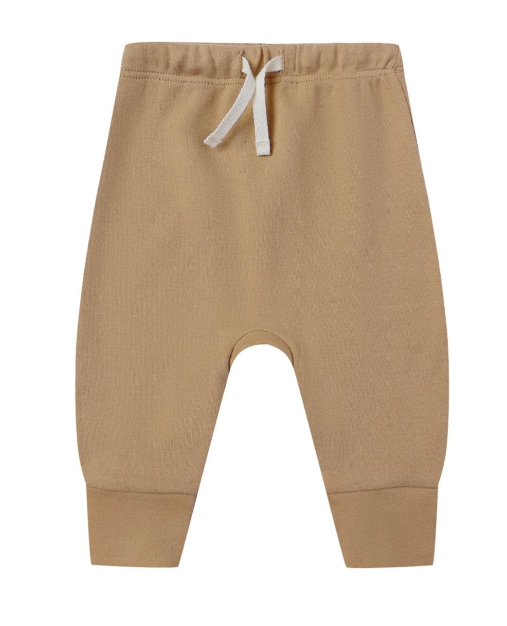 Quincy Mae DRAWSTRING PANT GOLD