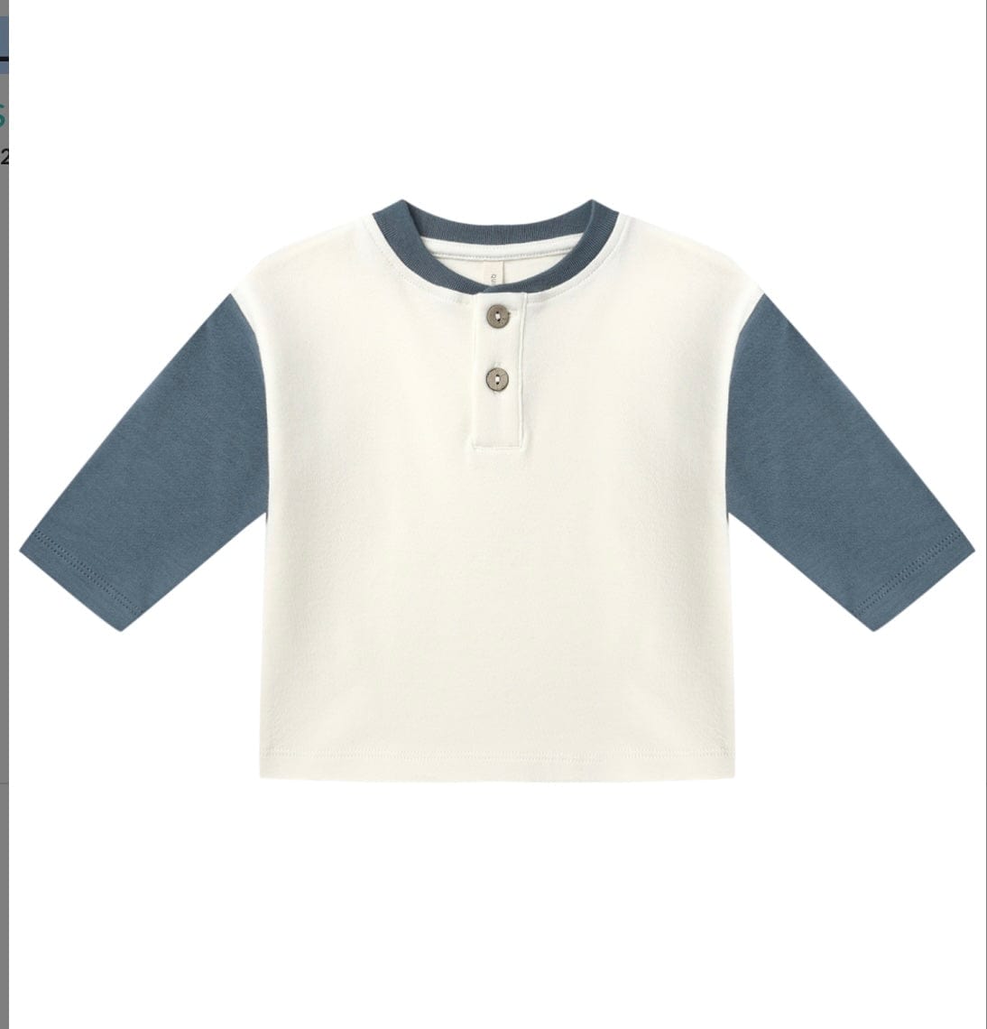 Quincy Mae HENLEY TEE OCEAN