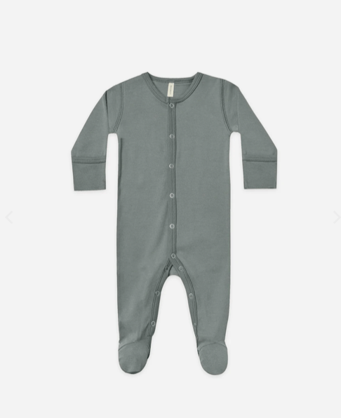 Quincy Mae Dusk / 0-3M Full Snap Footie dusk
