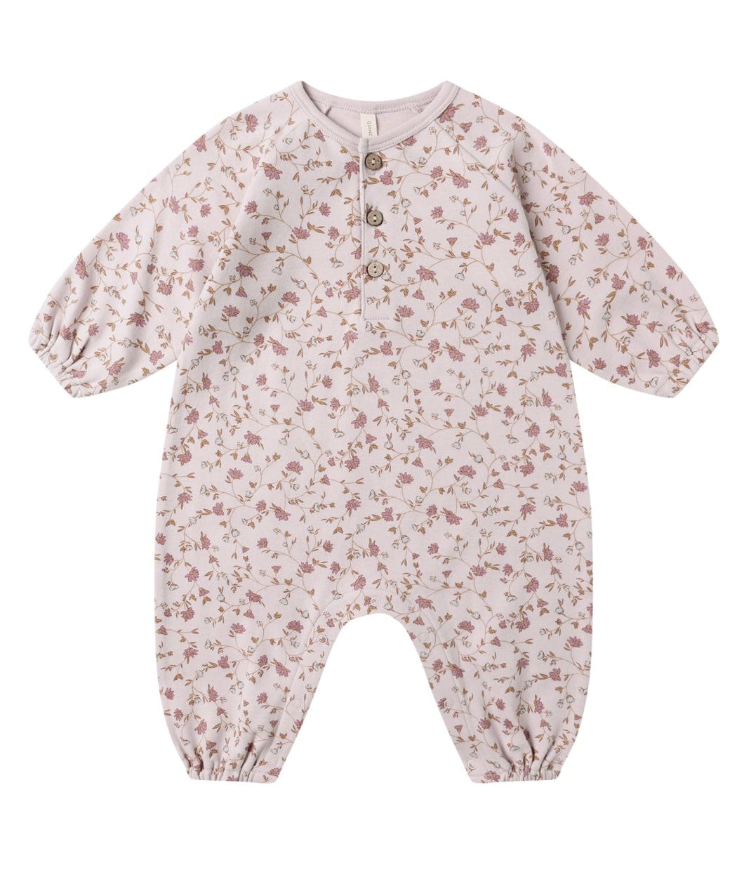 Quincy Mae HENLEY BUBBLE JUMPSUIT GARDEN