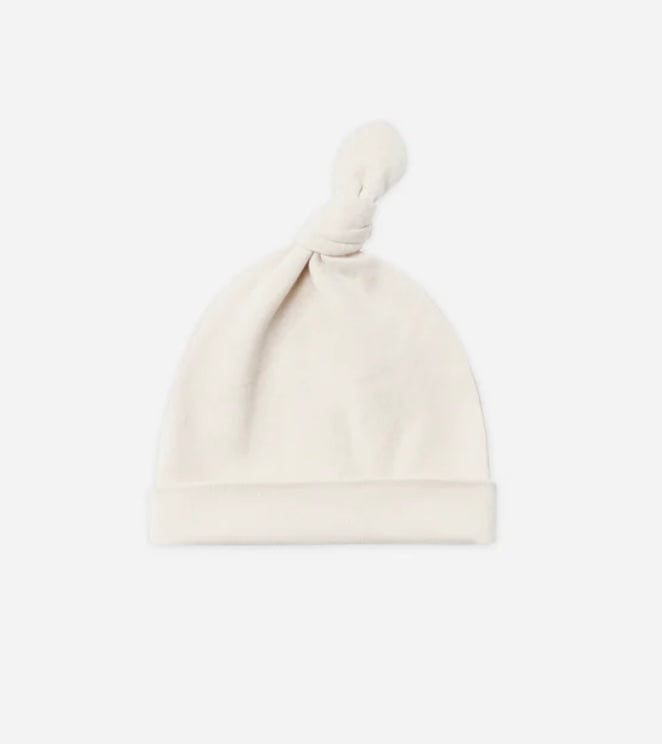 Quincy Mae Quincy Mae Knotted Baby Hat Natural