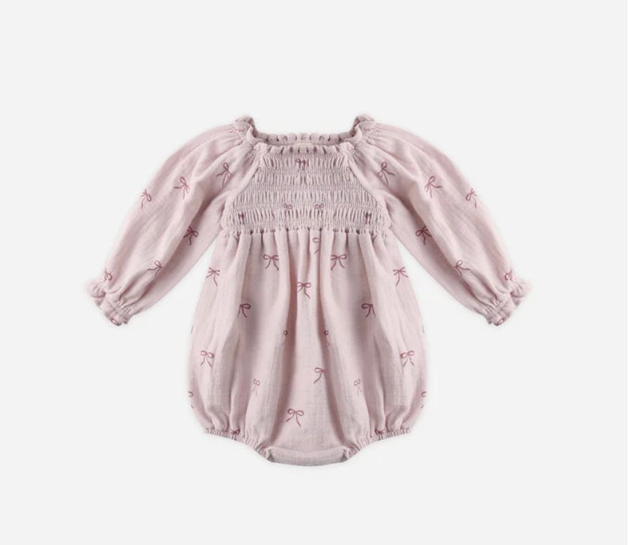 Quincy Mae EDEN ROMPER  BOWS