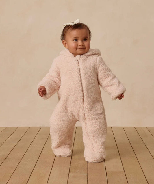 Quincy Mae BEAR JUMPSUIT ANTIQUE