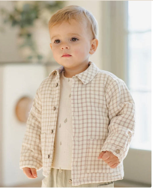 Quincy Mae Ford Jacket Cedar Check