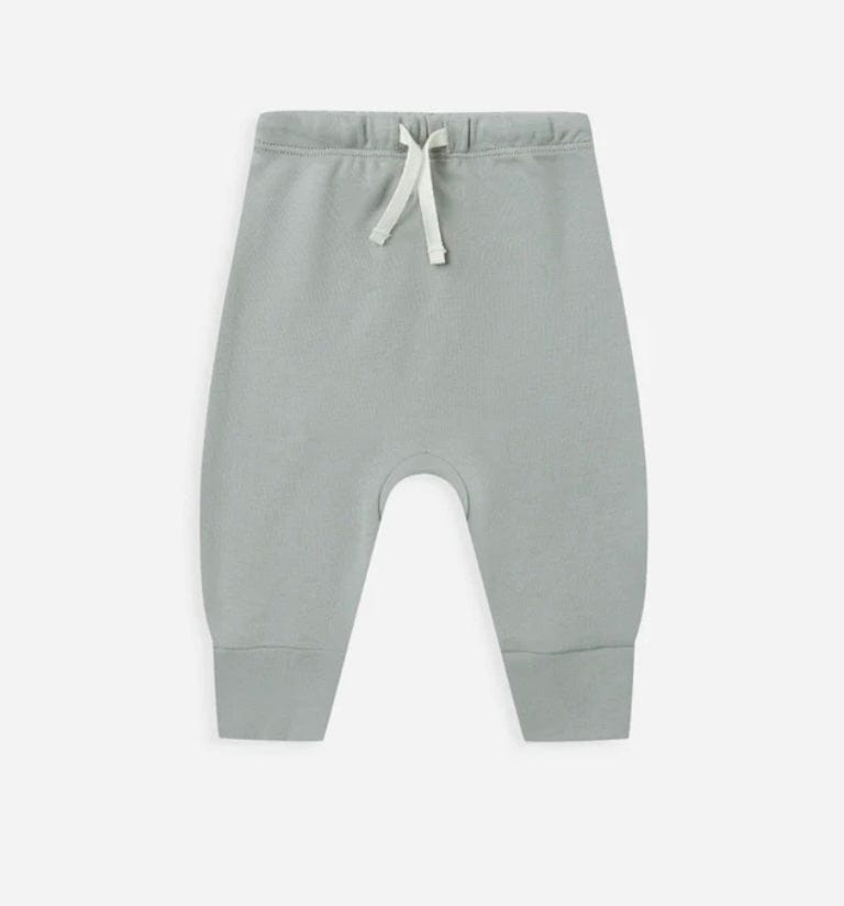 Quincy Mae Quincy Mae Drawstring Pant Steel Blue