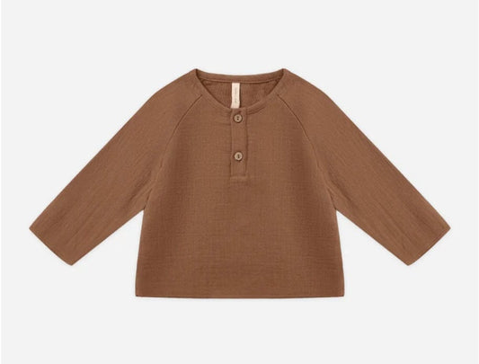 Quincy Mae Quincy Mae  Zion Shirt Cedar
