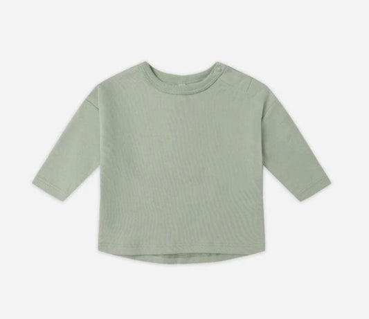 Quincy Mae Quincy Mae Long Sleeve Tee Fern