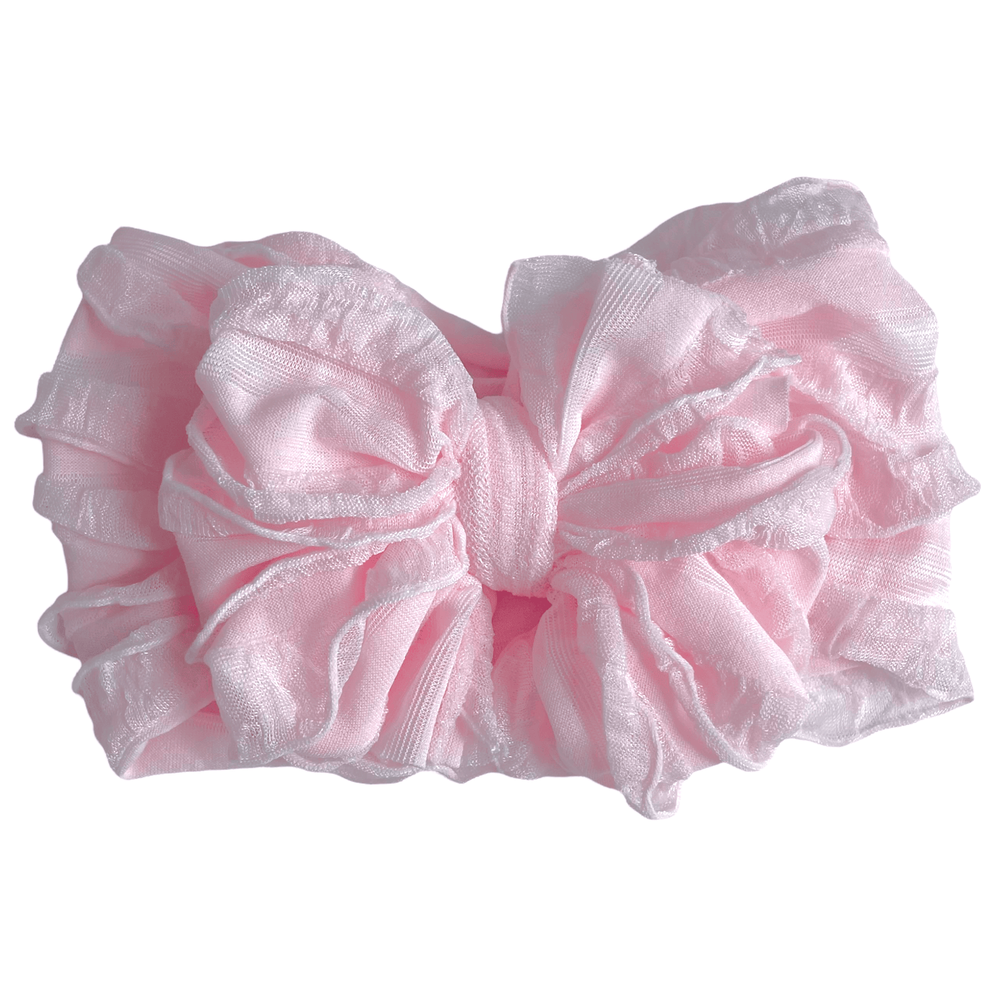Rockin Royalty Perfect Pink Ruffled Headband