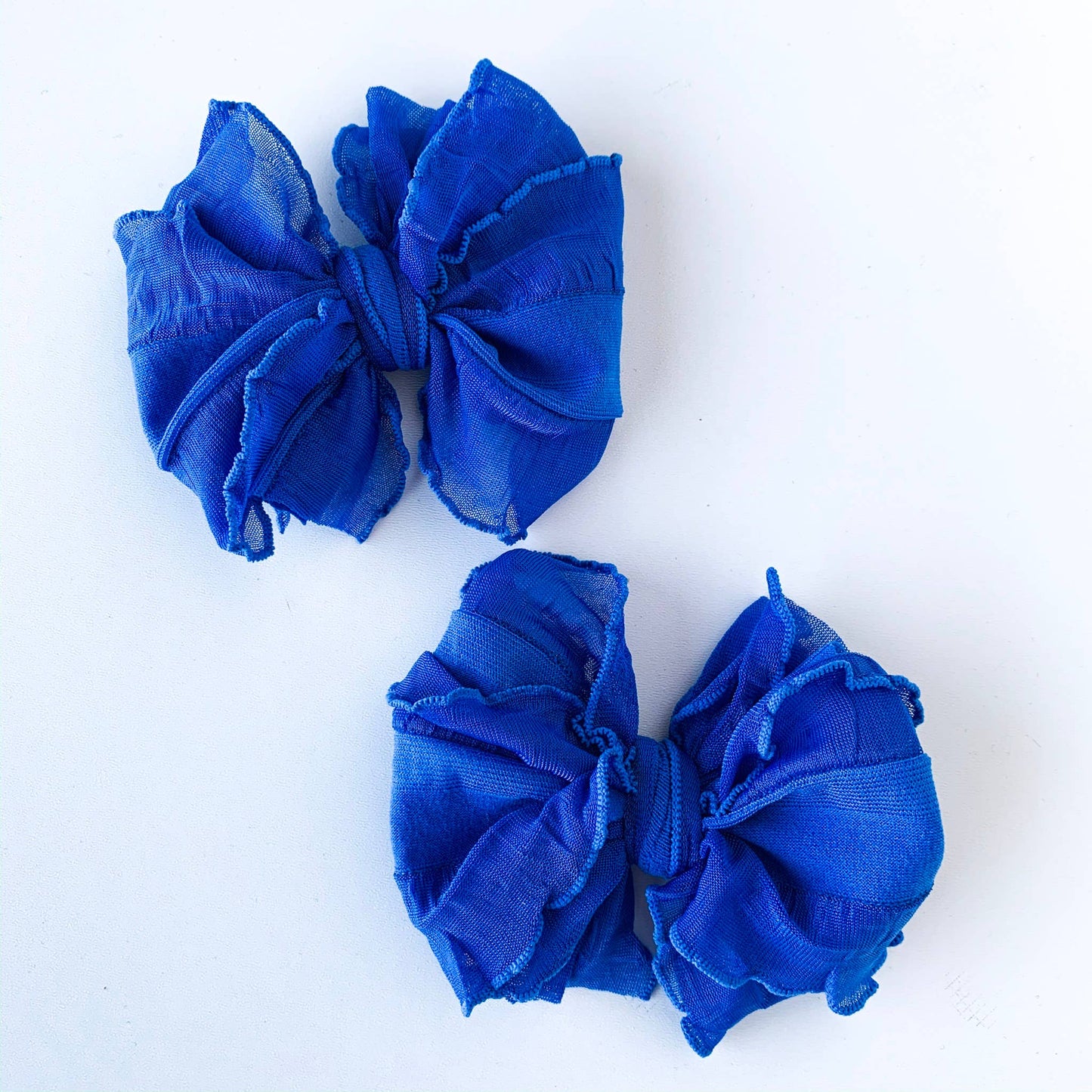 Rockin Royalty Ruffle Clip Set- Royal