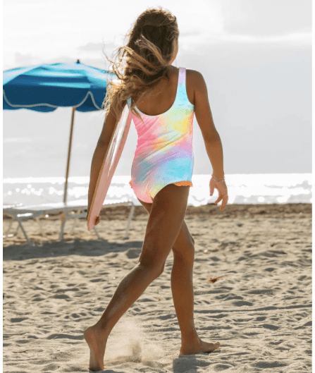 Ruffle Butts Ruffle Butts SS-23 Tween Henley One Piece