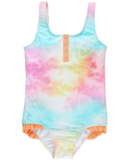 Ruffle Butts Ruffle Butts SS-23 Tween Henley One Piece