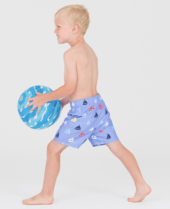 Ruffle Butts Rugged Butts Boys Swim Trunks