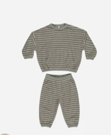 Ryle & Cru RYLEE & CRU Relaxed Set Retro Stripe