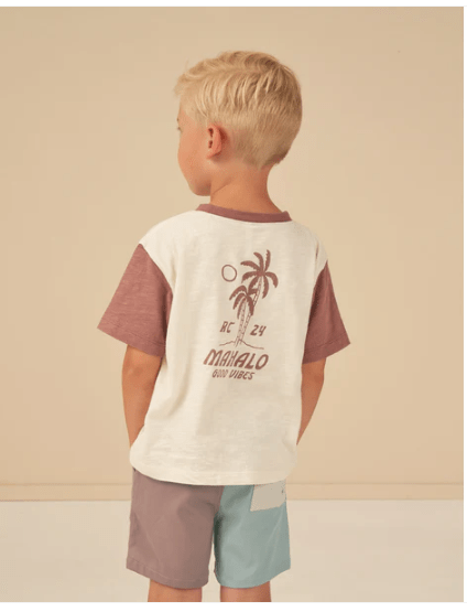 Rylee & Cru AW23 Rylee & Cru BOARDSHORT MULBERRY