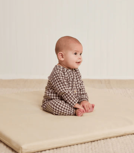 Rylee & Cru AW23 WOVEN JUMPSUIT PLUM GINGHAM