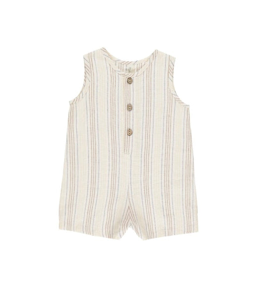 Rylee & Cru MAVERICK ROMPER  SUMMER STRIPE