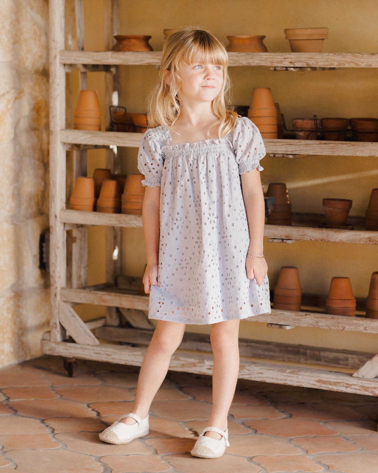 Rylee & Cru MILAN DRESS LIGHT BLUE