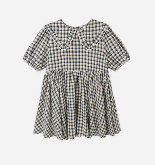 Rylee & Cru Rylee & Cru  Camille Dress Navy Check