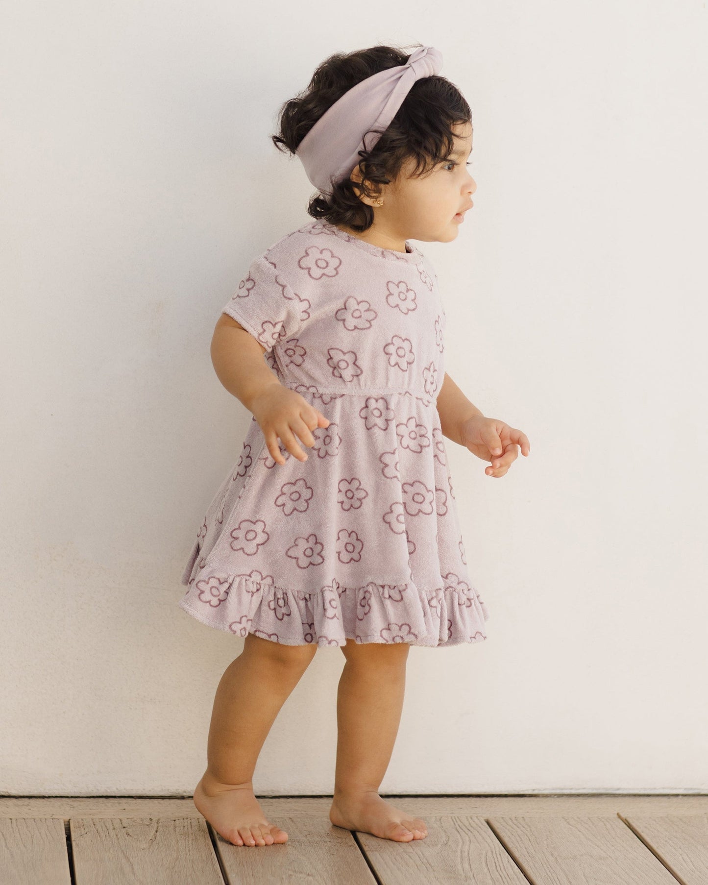 Rylee & Cru TERRY DRESS DAISY