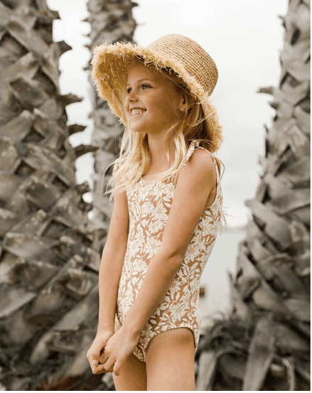 Rylee & Cru Rylee & Cru STRAW  BUCKET HAT STRAW