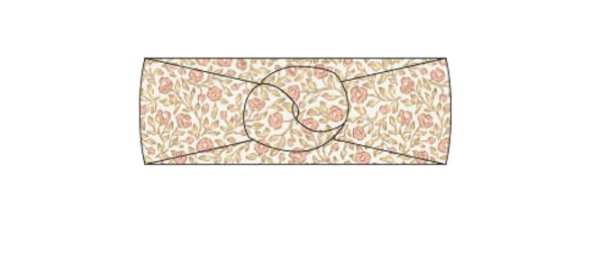 Rylee & Cru KNOTTED HEADBAND PRIMROSE