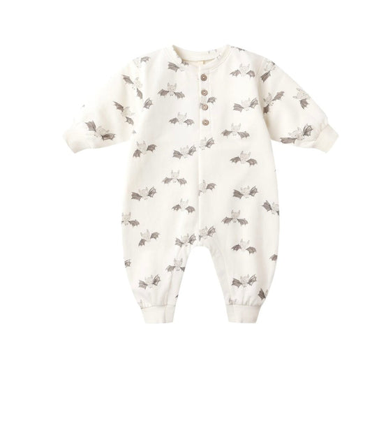 Rylee & cru RELAXED FLEECE JUMPSUIT BATS