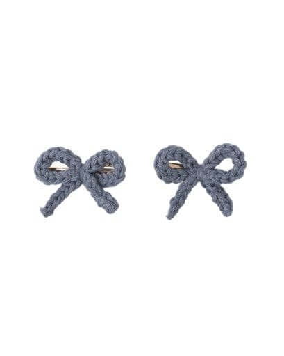 RYLEE + CRU LLC Rylee + Cru Llc Girls Accessories-headwear Crochet Bow Clip Marine