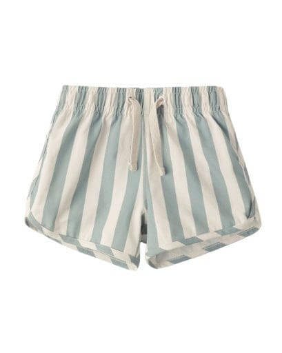 RYLEE + CRU LLC Rylee + Cru Llc Boys Boys-swim Swim Trunk Green Stripe