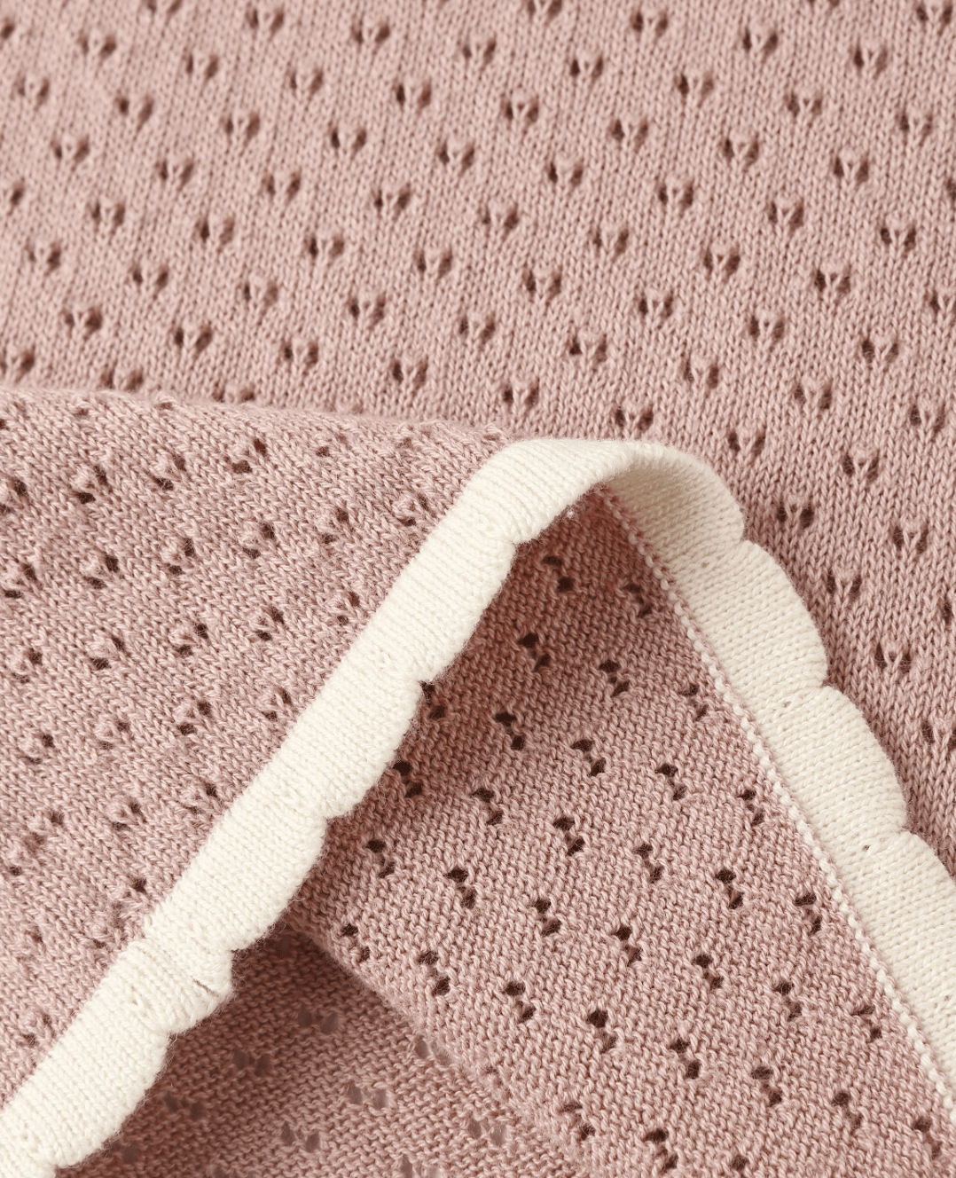 RYLEE + CRU LLC Pointelle Knit Pant Rosewood