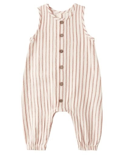RYLEE + CRU LLC Rylee + Cru Llc Girls Girls-bubbles Woven Jumpsuit Vintage Stripe