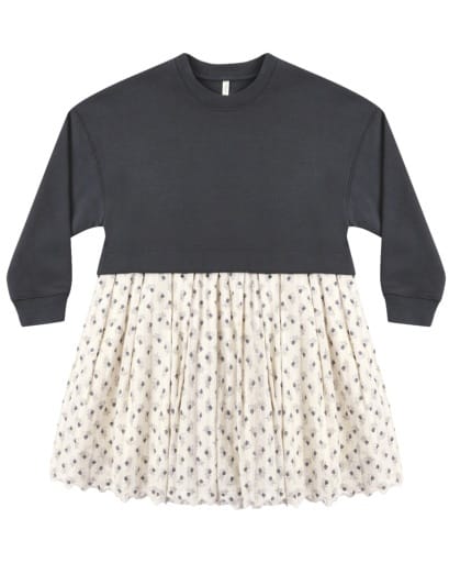 RYLEE + CRU LLC Rylee + Cru Llc Girls Girls-dresses/rompers/sets Sweatshirt Dress Vintage Fleur