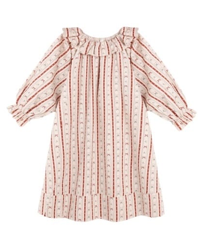 RYLEE + CRU LLC Rylee + Cru Llc Girls Girls-sleepwear Girl's Nightgown Candy Cane Lane