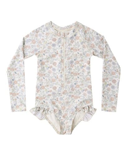 RYLEE + CRU LLC Rylee + Cru Rashguard One-piece Bloom
