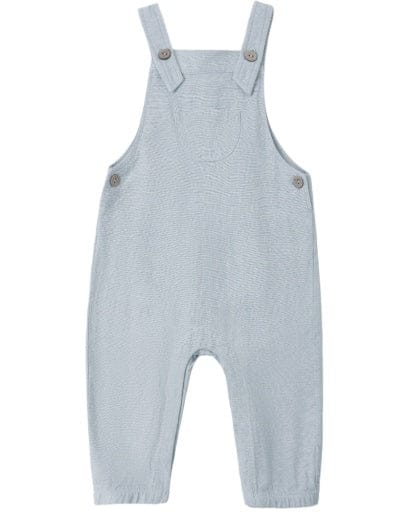 RYLEE + CRU LLC Rylee + Cru Llc Boys Infant Boys-bubbles Baby Overall Heathered Light Blue