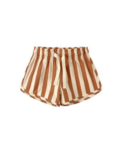 RYLEE + CRU LLC Rylee + Cru Llc Boys Infant Boys-swim Boys Swim Short Retro Poppy Stripe