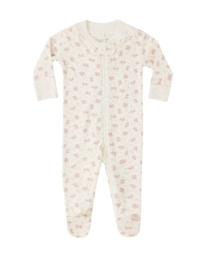 RYLEE + CRU LLC Rylee + Cru Llc Zip Long Sleeve Sleeper Footie Flower Field