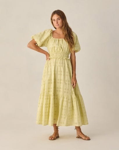 RYLEE + CRU LLC Rylee + Cru Llc Women Womens-dresses Women's Tenley Dress Citron