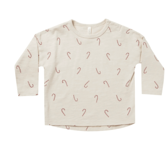 Rylee + Cru LONG SLEEVE TEE CANDY CANE