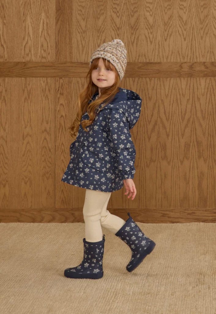 Rylee & Cru Raincoat Blue Floral