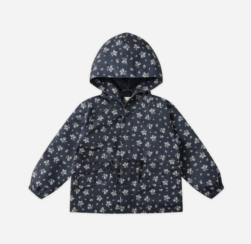 Rylee & Cru Raincoat Blue Floral