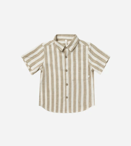 Rylee & Cru Rylee & Cru AW23 Collared  Autumn Stripe
