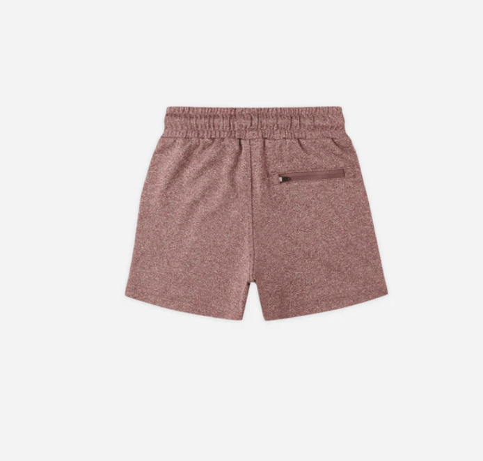 Rylee & Cru Oceanside Tech Short || Heathered Burgundy