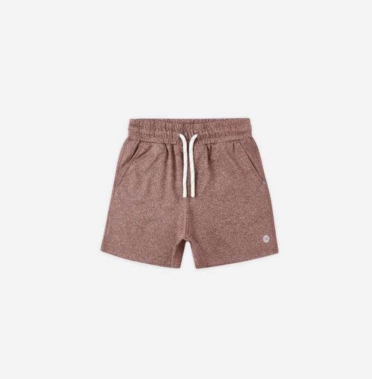 Rylee & Cru Oceanside Tech Short || Heathered Burgundy
