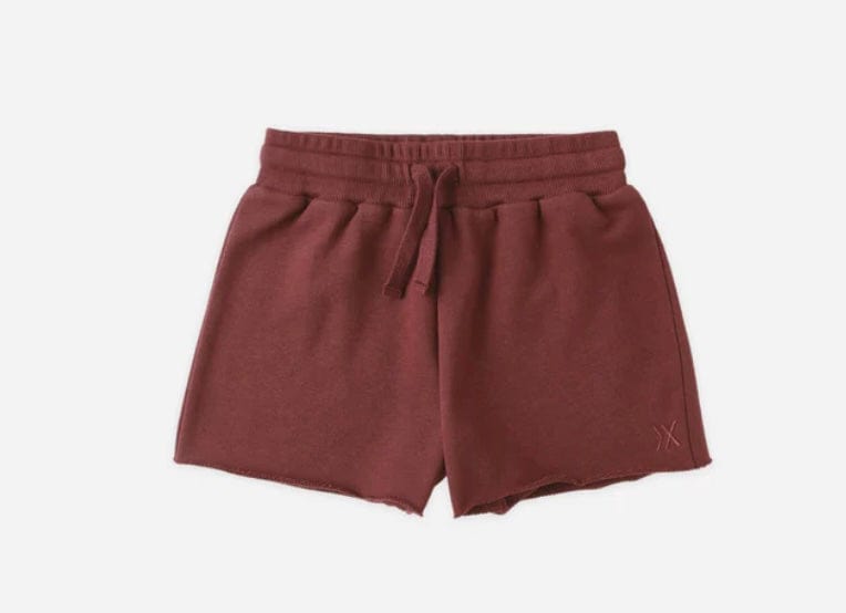 Rylee & Cru Sweat Short Burgundy