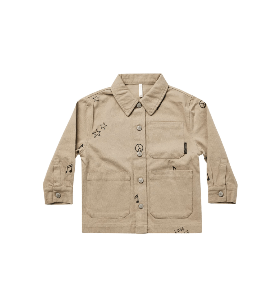 Rylee + Cru Stanley Overshirt Putty