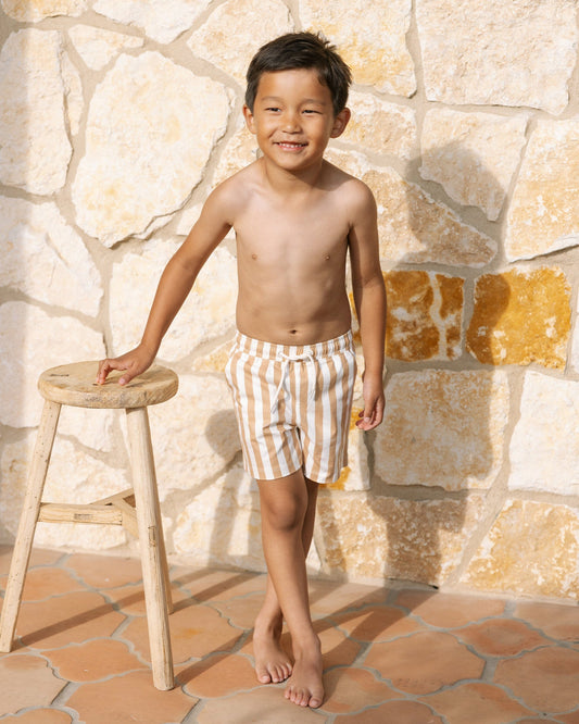 Rylee & Cru BOARDSHORT MARIGOLD STRIPE