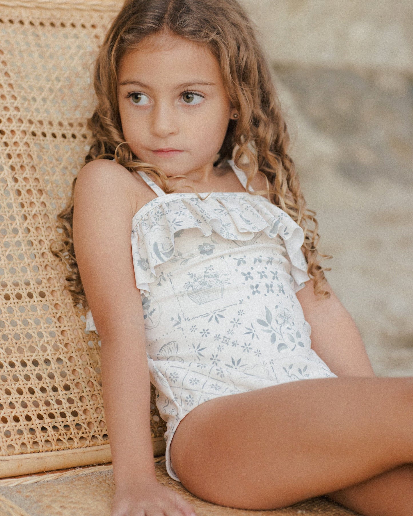 Rylee & Cru RUFFLE ONE-PIECE TILE