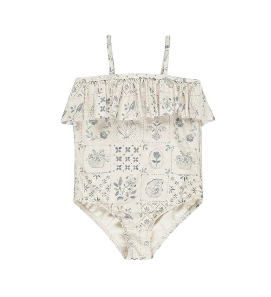 Rylee & Cru RUFFLE ONE-PIECE  TILE