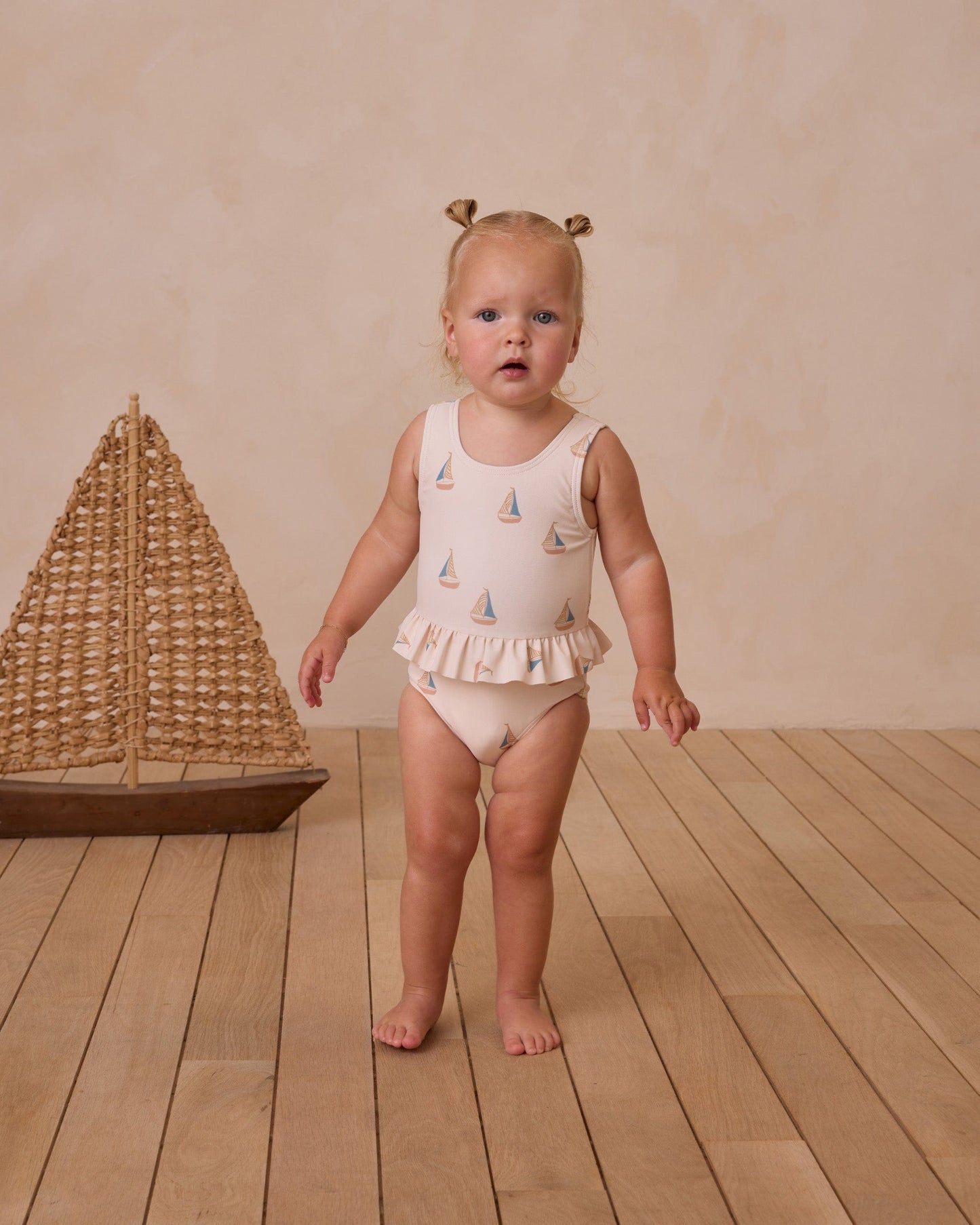 Rylee & Cru SKIRTED ONE-PIECE SAILBOATS