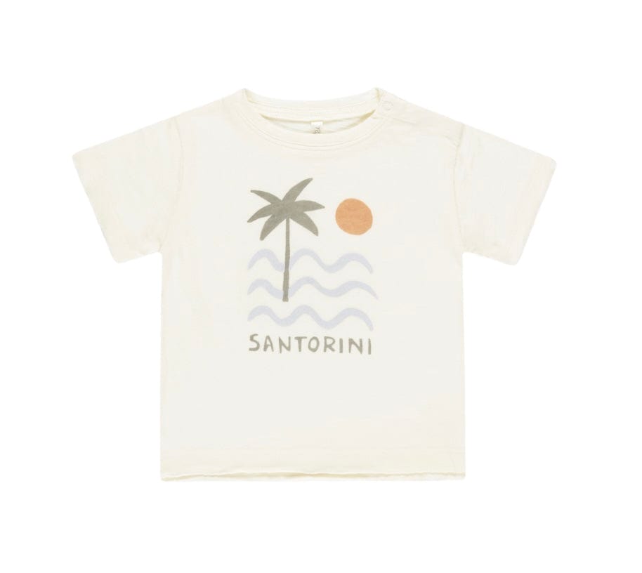 Rylee & Cru RAW EDGE TEE || SANTORINI
